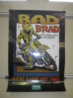 Brad Lackey 1982 500cc World Champion Posters Vintage Motocross RM500