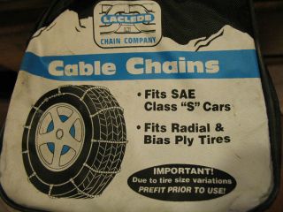 Laclede Snow Tire Cable Chain 1018 LNIB
