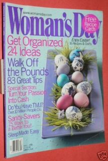 Womans Day Magazine April 1 2005 Easter Recipes Craft