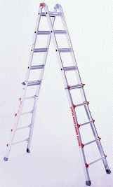 22 1A Demo Little Giant Ladder w Wheels All 3 Acc New
