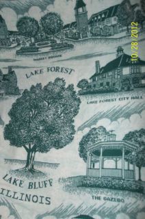 Decorative Lake Forest Illinois Throw Blanket In
