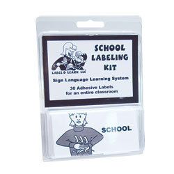 Sign Language School Labeling Kit