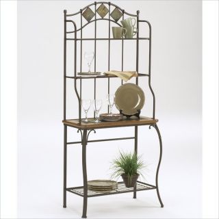 Hillsdale Lakeview Slate Bakers Rack