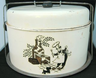 1960s Vintage Cake Pan Decorative or Use for Baking