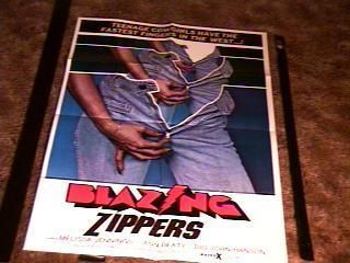 Blazing Zippers Movie Poster Sexploitation