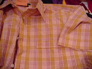 Ted Lapidus Casual Short Sleeve Shirt Mens XL