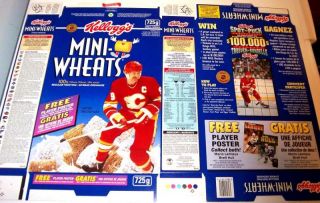 1995 Larry McDonald Hockey Canada Cereal Box Flat RRR14