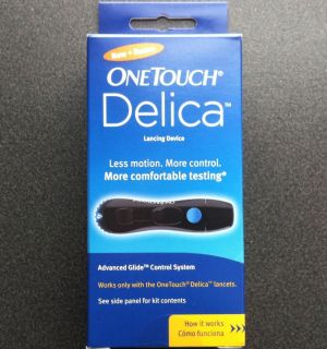 OneTouch Delica Lancing Device include 10 Lancets New