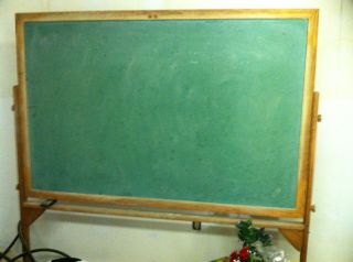 Vintage Large Chalkboard and Stand