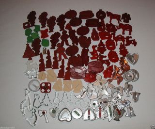 Large Lot of 94 Misc Vintage Cookie Cutters