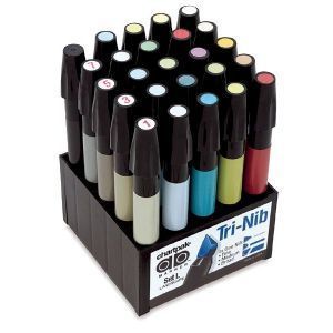 Chartpak® AD™ 25 Color Landscape Marker Set Qty 1 Set