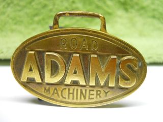 Brass Adams Machinery Co Watch Fob
