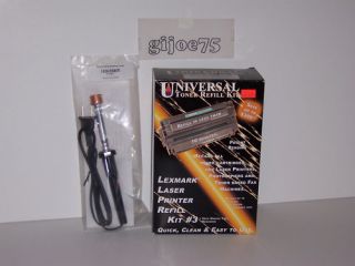 Universal Laser Toner Refill Kit 3 with Hole Maker