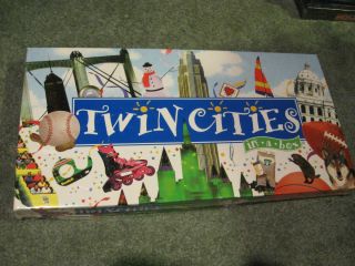  Style Board Game Twin Cities In A Box Opoly Late For The Sky SEALED