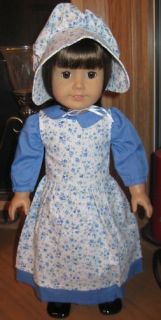 Doll Dress Made to Fit American Girl 18 Inch Journey Laura Ingalls