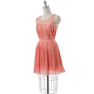 LC Lauren Conrad Polka Dot Pleated Dress New w Tags Retails $64 00