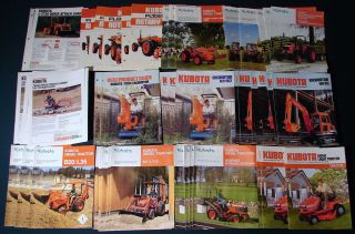 69 Kubota Lawn Garden Tractor Small Construction Equipment Brochures