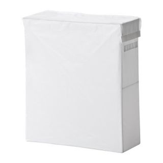 IKEA White Laundry Bag Hamper Skubb New