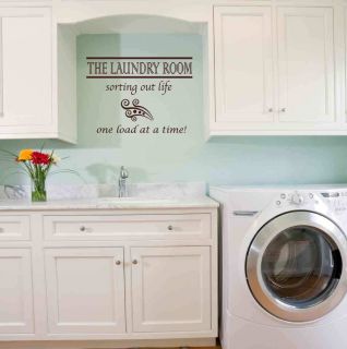 Laundry Room Quote Wall Decal Sticker Highest Quality Big or Small
