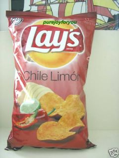 Lays Chile Limon Flavor Potato Chips Big Bag Frito Lay