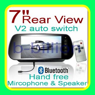  Video RCA AV Color Display Rear View Bluetooth TFT LCD Monitor CA
