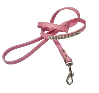 Genuine Leather Dog Lead Leashes for Small Dogs 120 cm 48 In