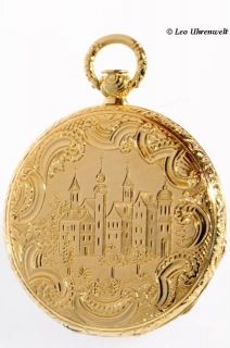 Le Roy Horologers Du Roy Palais Royal 18K Gold Pocket Watch 1840