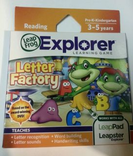 LeapFrog Explorer Letter Factory Learning Game