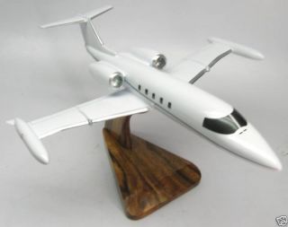 Gates Learjet Private Lear Jet Airplane Wood Model Big