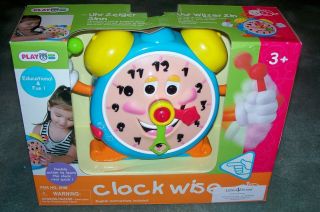 Childs Educational Clock Toy Learn to Tell Time New