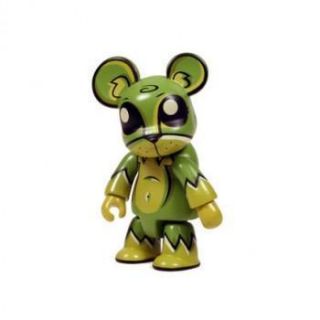Joe Ledbetter 2 5 Toxic Swamp Bear Green Mini Vinyl Toy Figure No Box