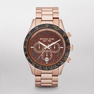 New Michael Kors MK8247 Layton Rose Gold Tone Chronograph Watch