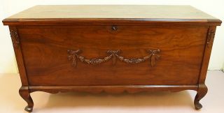 Cedar Chest Refinished Top with Legs TV Stand Display C1925