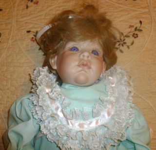 Fayzah Spaons Porcelain Doll 1990 Reproduction