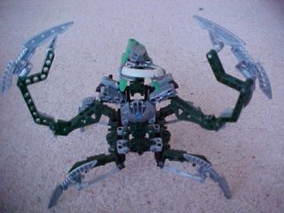 Lego Bionicle Assembled NIDHIKI Figure Set 8622 Titan glow in the dark