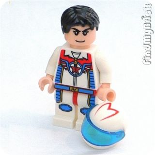 M775 Lego Custom Speed Racer Minifigure with  M  Circle Pattern New