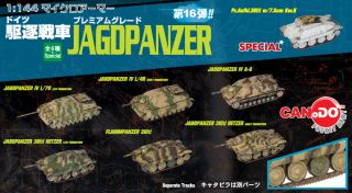 144 SCALE JAPANESE CAN DO JAGDPANZER IV PANZER LEHR 1944 #20076/ 20137