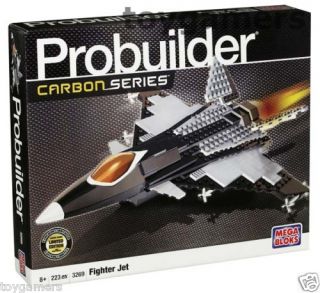 Mega Bloks Pro Builder Carbon Series Fighter Jet 3269