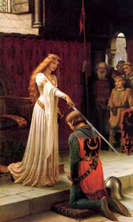 The Accolade Medieval Lord Leighton Paper Repro 10x16