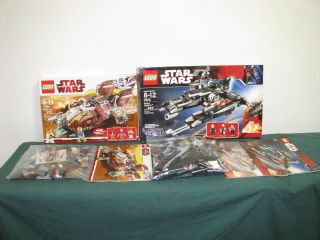 Lot of 2 Lego Star Wars Sets Pirate Tank 7753 Rogue Shadow 7672