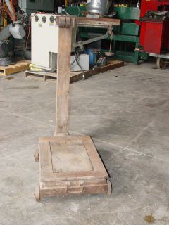Vintage Platform Grain Feed Scale with Weights