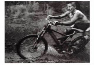 Mountain Biker Missy Giove Durango Leibovitz Postcard