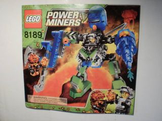 Lego 8189 Power Miners Original Instructions Only