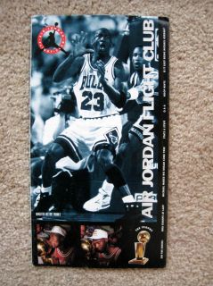 1991 Air Jordan Flight Club NewsLetter NIKE Chicago NBA CHAMP