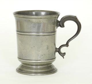 Antique Pint Pewter Tankard The Woodmans Stroke Pub Leicester