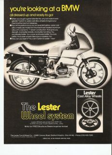 1977 BMW R100 R100RS 1000 Lester Wheel Original Old Vintage Motorcycle