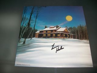 Levon Helm LAST AUTOGRAPH Rare 2012 Signed Vinyl Lp Record The Band