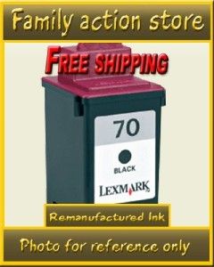 PK Lexmark 70 12A1970 Black Inkjet Printer Cartridge
