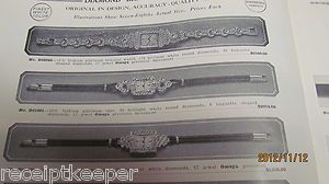 LEONARD KROWER SONS 1956 WHOLESALE JEWELRY CATALOG WOW LOOK AT THESE