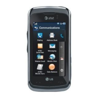 New Unlocked LG Encore GT550 Black Touchscreen GSM Cell Phone